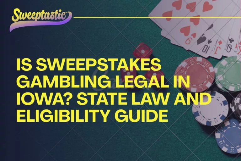 Is Sweepstakes Gambling Legal in Iowa? State Law and Eligibility Guide