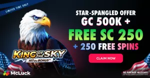 Goal Rush Prize Drop Promo at McLuck Sweepstakes Casino