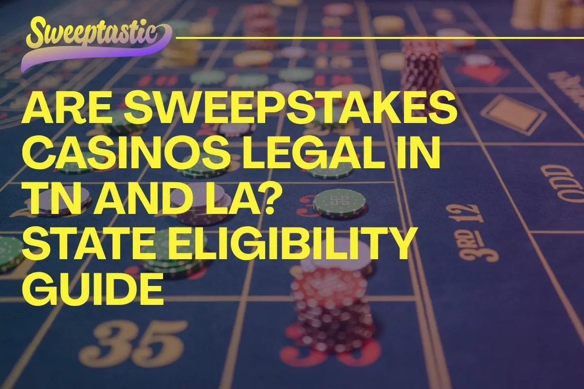 Are Sweepstakes Casinos Legal in Tennessee and Louisiana? State Eligibility Guide