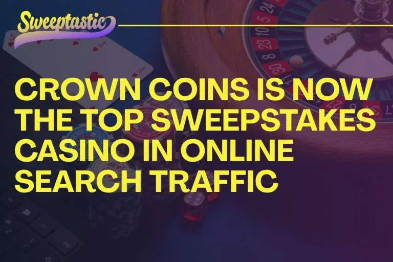 Crown Coins Is Now the Top Sweepstakes Casino in Online Search Traffic